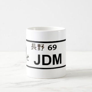 JDMのプレートのマグ コーヒーマグカップ
