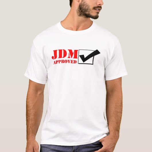 JDMの公認のTシャツ Tシャツ (正面)