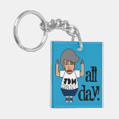 JDMのCookout: "なぜそうUSDMか"。 キーホルダー (正面左)