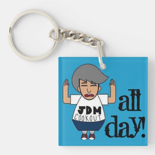 JDMのCookout: "なぜそうUSDMか"。 キーホルダー (正面)