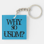 JDMのCookout: "なぜそうUSDMか"。 キーホルダー (裏面)