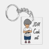 JDMのCookout: "最も新しい"キーホルダー キーホルダー (正面左)