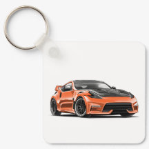 JDMカー愛好家のためのキーチェーンに描かれた370Z