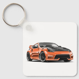 JDMカー愛好家のためのキーチェーンに描かれた370Z キーホルダー