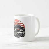 JDMカー日本のレトロカーレーシング漂流伝説 コーヒーマグカップ (正面右)