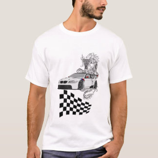 JDMスポーツカードラゴンTシャツ | 日本のストリートレース Tシャツ