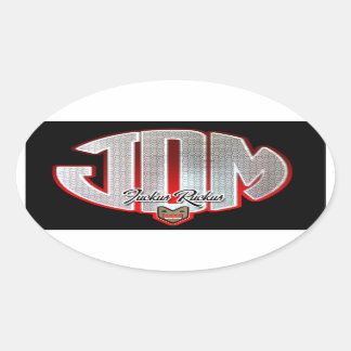 JDMファックスラックス 楕円形シール