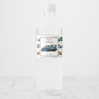 JDMラリーカーハンドドローンデザイン ペットボトルラベル