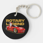 JDMレッドロータリードリフト伝説 キーホルダー (裏面)