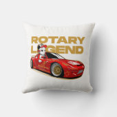 JDMレッドロータリードリフト伝説 クッション (裏面)