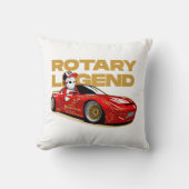 JDMレッドロータリードリフト伝説 クッション (正面)