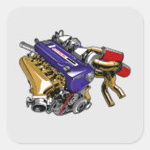 JDM6気筒ターボエンジン スクエアシール (正面)