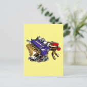 JDM6気筒ターボエンジン ポストカード (スタンド正面)