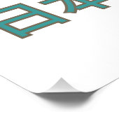 JDM car with Japanese landscape on background ポスター (コーナー)