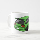 JDM Classic Car Mug — Retro Japanese Vehicle コーヒーマグカップ (正面左)