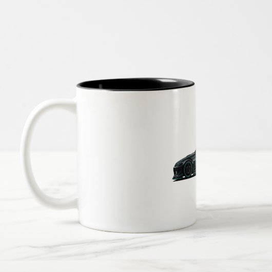 JDM Classic Car Mug — Retro Japanese Vehicle ツートーンマグカップ (左)