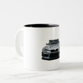 JDM Classic Car Mug — Retro Japanese Vehicle ツートーンマグカップ (正面左)