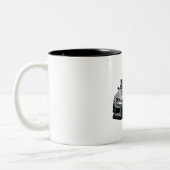 JDM Classic Car Mug — Retro Japanese Vehicle ツートーンマグカップ (左)