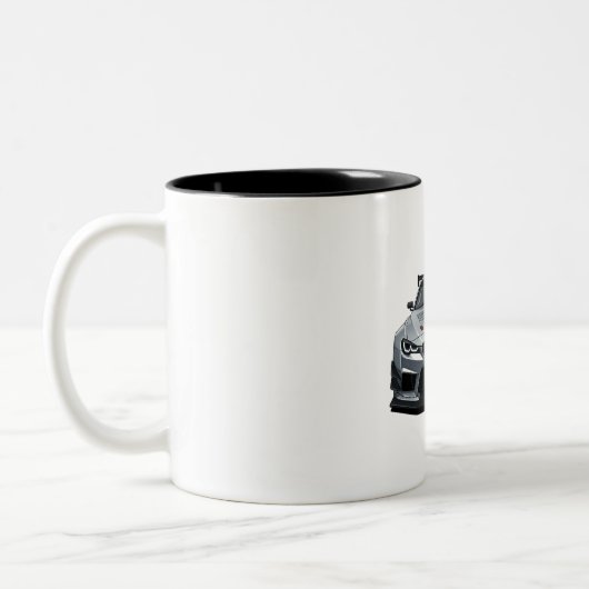JDM Classic Car Mug — Retro Japanese Vehicle ツートーンマグカップ (左)