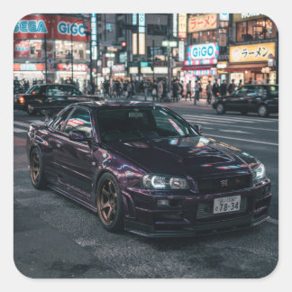 JDM GTR スポーツカー ステッカー - Nissan GTR にインスパイアされた R