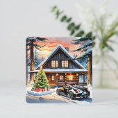 JDM Joyride：クリスマスのメリーグリーティング シーズンカード (スタンド正面)