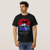 JDM Subie Impreza WRX STi Evoeye 2015 Tシャツ (正面フル)