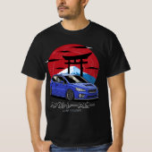 JDM Subie Impreza WRX STi Evoeye 2015 Tシャツ (正面)