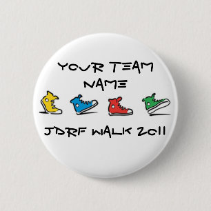 JDRFの歩行2011ボタン 缶バッジ