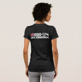 JDS霧島町(DDG-174) Tシャツ (裏面フル)
