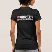 JDS霧島町(DDG-174) Tシャツ (裏面)