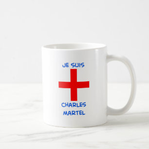 jeのsuisのチャールズmartelのクルセーダーの十字 コーヒーマグカップ
