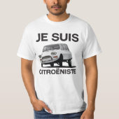 Jeのsuisのcitroëniste - Citroënの友8 Tシャツ (正面)