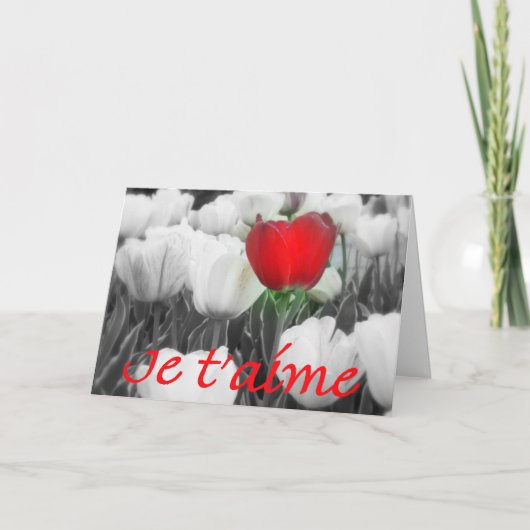 Jeのt'aimeのバレンタイン シーズンカード (正面)