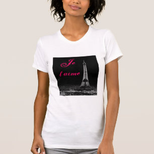 Jeのt'aimeパリ Tシャツ