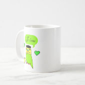 Jeのt'aime コーヒーマグカップ (正面左)