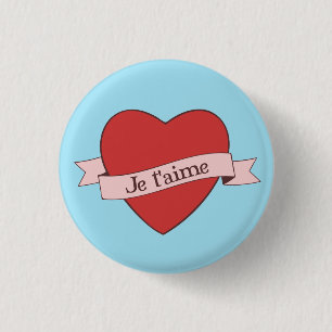 Jeのt'aime 缶バッジ