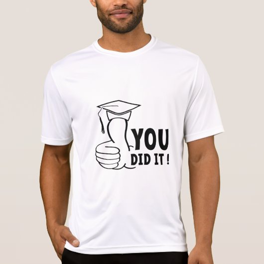 Je bent geslaagd of je hebt het gehaald, diploma tシャツ (正面)