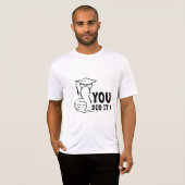 Je bent geslaagd of je hebt het gehaald, diploma tシャツ (正面フル)