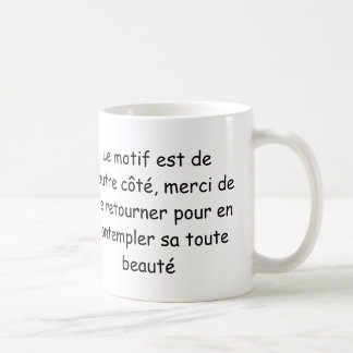 "Je bois la vie en rose" (main gauche) コーヒーマグカップ