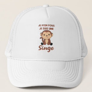 Je M'en Fouous Je Suis Une Singe - Sweet Monkey キャップ