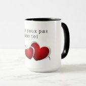 Je ne peux pas vivre sans toi マグカップ (正面右)