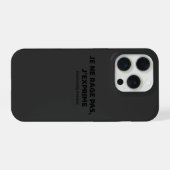 je ne rage pas , j'exprime iPhoneケース (裏面横)
