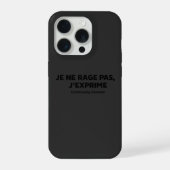 je ne rage pas , j'exprime iPhoneケース (裏面)
