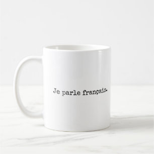 Je parle francis, Iマ話グフランスの コーヒーマグカップ