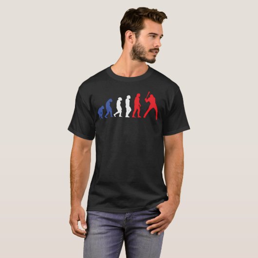 Je Peux Pas J'Ai Baseball - Evolution Baseball Tシャツ (正面フル)