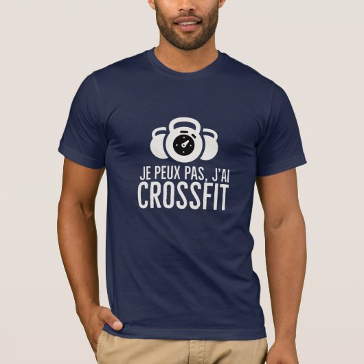 Je peux pas j'ai crossfit tシャツ (正面)