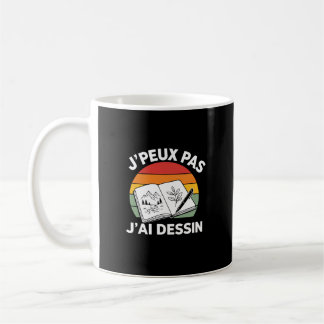 Je Peux Pas J'ai Dessin 引用 レトロ サンセット コーヒーマグカップ