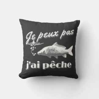 Je peux pas j'ai pêche à la carpe. クッション