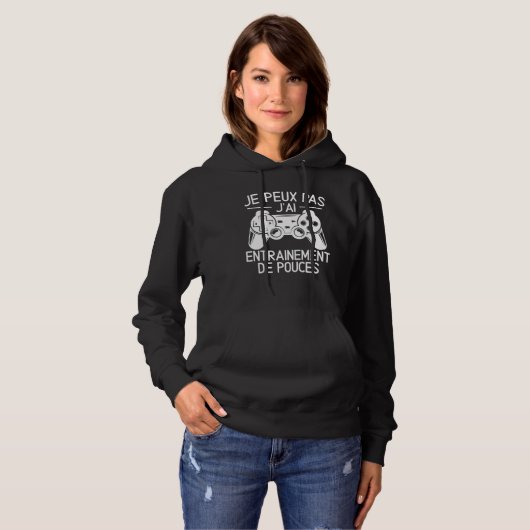 Je Peux Pas J'ai Thumb Training Console Player パーカ (正面フル)