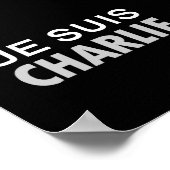 JE SUIS CHARLIE – 全国統一者 ポスター (角)